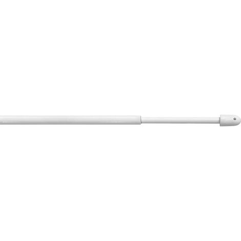 STANGHETTA TONDA A VITE 'BERLINO' Ø 8 mm. - cm 60 80 - bianco - blister 2 pz - ERREBI