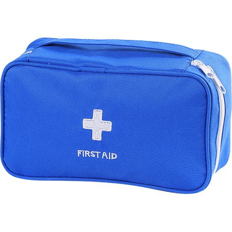 Sac De Premiers Secours - Sac Vide Pour Stockage Médical - Résistant Et Léger Avec Fermeture Éclair Complète - Pour Maison Camping Randonnée - 1 Pièce (1/5)