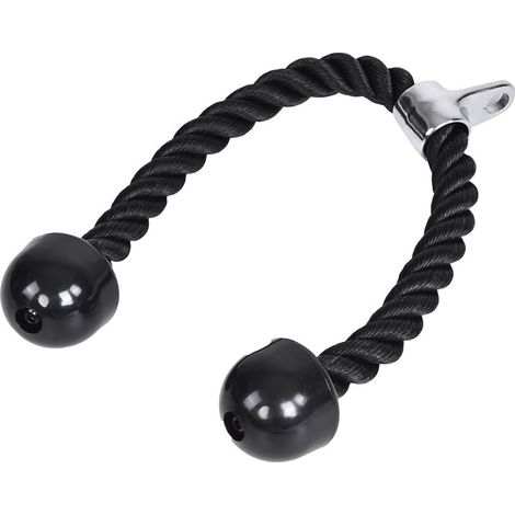Attaches de câble pour la salle de gym, corde de serrage musculaire, musculation, musculation, gym, presse push-pull pour câble, corde en nylon robuste avec extrémités en caoutchouc plein (1/5)