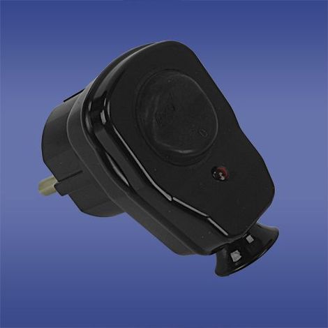 Enchufe extraíble en ángulo con interruptor e indicador con/sin 16A 2P AWA-ŁKB negro 51.26