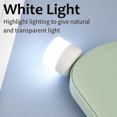 1086 lampes rechargeables USB, mini veilleuse LED, lampe de lecture avec batterie externe (1/4)