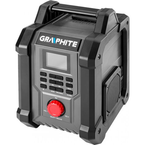 Graphite Energy+ 18V batteriebetriebenes Baustellenradio ohne Batterie (1/5)
