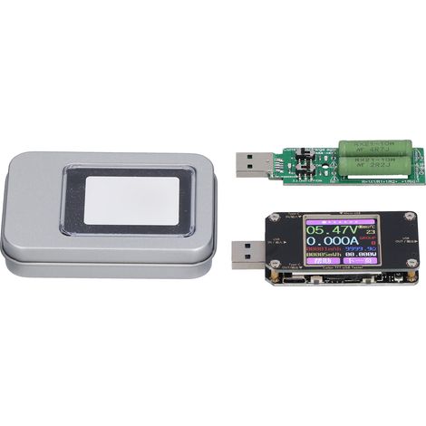 Testeur USB Numérique avec Affichage LCD Bluetooth pour Android - Mesure de Sécurité et Alimentation (1/5)