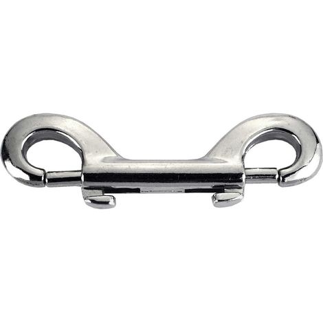Moschettone doppio in lega di zinco 90 mm. (1/2)