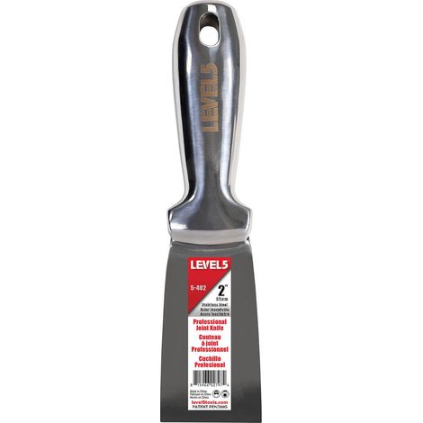 LEVEL5 Spachtel ganz aus Edelstahl Profi 2"/76mm 5-402