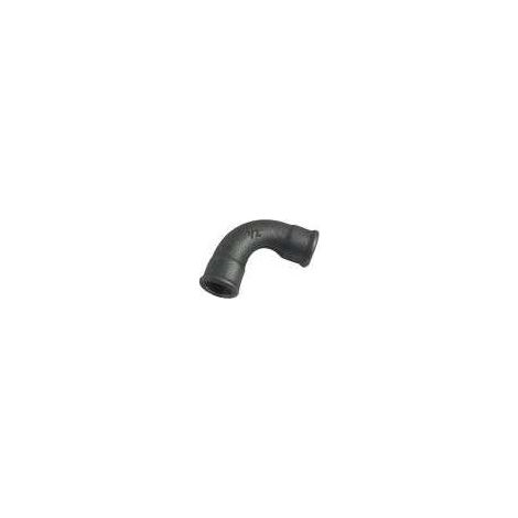 COUDE FONTE NOIRE GRAND RAYON 90° DOUBLE FEMELLE N° 2 (1/2)