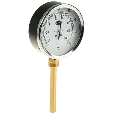 Jauge de température  à cadran RS PRO -20°C  +60°C ( Prix pour 1 ) (1/2)