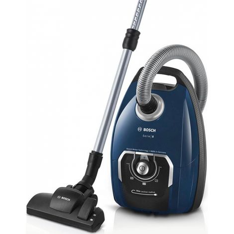 Bosch Serie - 8 BGB75X494, Bodenstaubsauger ,blau/schwarz