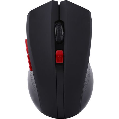 Souris de Jeu Sans Fil 2.4GHz Portable avec Rétroéclairage pour PC et Ordinateur Portable - Noir