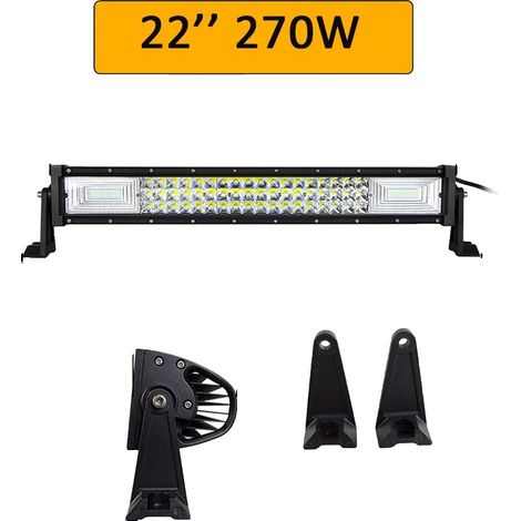 Barra de luz LED, opciones de 270W/405W/540W/675W, resistente al agua IP67. (1/2)