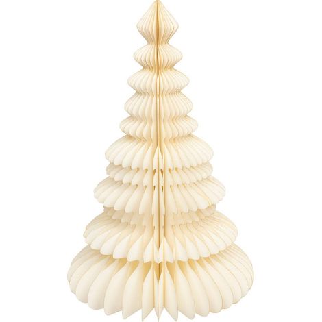 Albero di natale in carta h.90cm ecrù - Feeric lights & christmas (1/3)