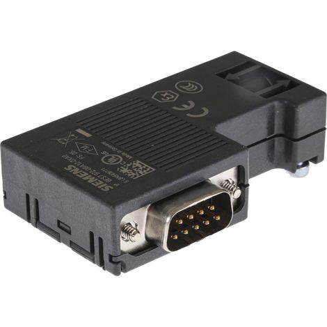 Connecteur Sub-D Siemens 9 voies Montage sur câble Angle droit ( Prix pour 1 )
