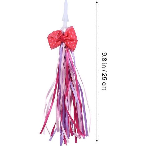 Pompons de guidon pour vélo, ruban décoratif, 2 pièces, paire pour enfants (1/5)