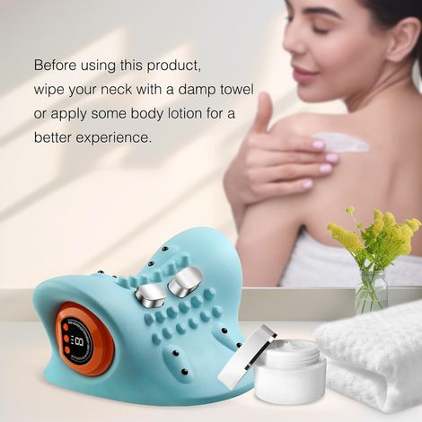 Massaggiatore elettrico per il collo con riscaldamento, macchina per massaggio shiatsu, macchina per massaggio al collo, 3 modalità, 6 frequenze regolabili