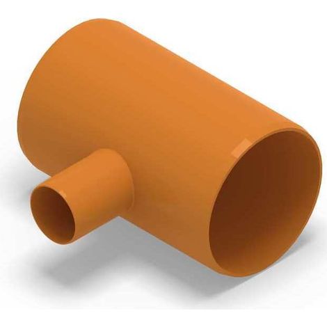 Distributeur thermique AWADUKT DN 630 BL 1 m, 1 connexion DN 250, centrage