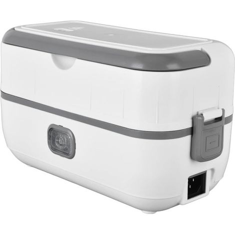 Fiambrera eléctrica，calentador de alimentos de 1,2 L con 2 recipientes interiores extraíbles，calefactor eléctrico portátil (1/5)