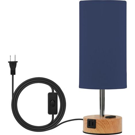 Yuiboo Lampes de table couleur unie bleu marine à 3 voies (1/5)
