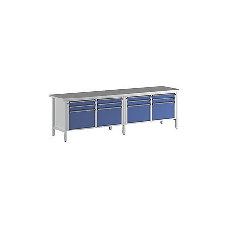 Anchura del banco de trabajo 2800 mm  bastidor modular  12