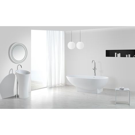 Mineralguss-Badewanne DELUGO (freistehend) (1/4)