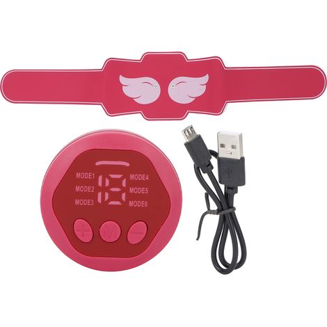 EMS-Bauchgurt mit Lithiumbatterie – Rosa elektrischer Muskelstimulator (1/5)