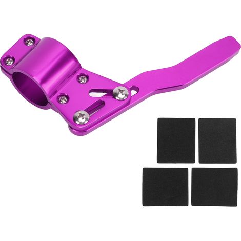 Prolunga per asta di segnalazione del volante da 28 mm, kit di posizionamento leva in lega di alluminio viola. (1/4)