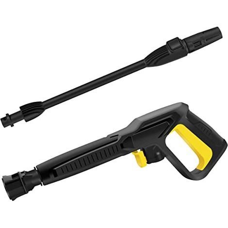 Nettoyeur haute pression avec pistolet de nettoyage professionnel, équipé d'une buse réglable, machine de nettoyage haute pression, pistolet mural pour lavage de voiture. (1/5)