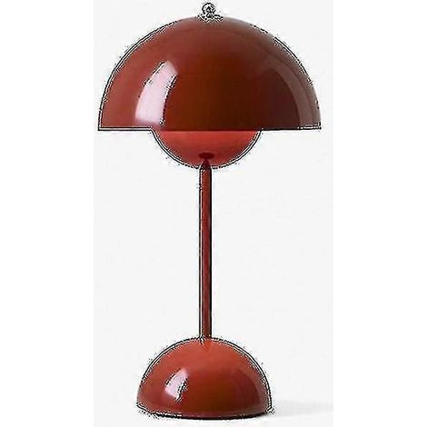 Lampe de table rechargeable nordique en forme de fleur, lampe de chevet champignon, décoration de table de chambre, veilleuse - cadeau de Noël [ege] (1/4)