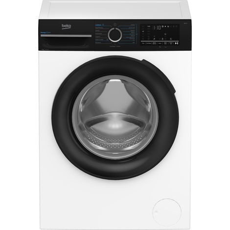 Beko b300 BMWEP9149DB 9kg, Classe A-30%, Bianco, Motore Inverter 1400giri, Display touch, Porta nera, EnergySpin™, Vapore (1/4)