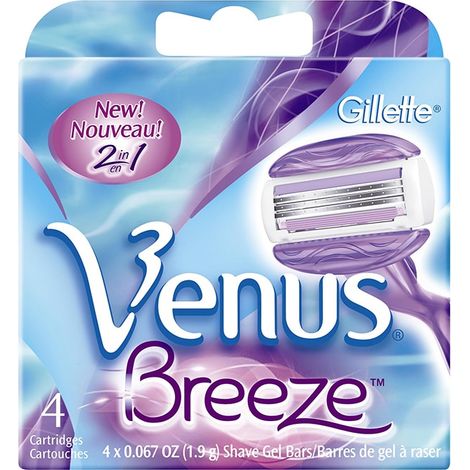Gillette Venus Rec Breeze Pack 4
