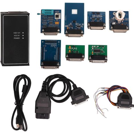 Outil de lecture et d'écriture de clés de voiture, programmateur de clés ECU, scanner de diagnostic, ajustement du kilométrage (1/5)