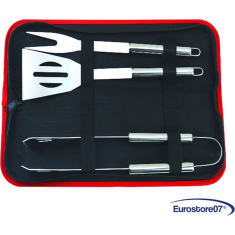 ATTREZZI ACCIAIO INOX PER GRILL IN SET 3 PEZZI - FER 60202 (1/3)