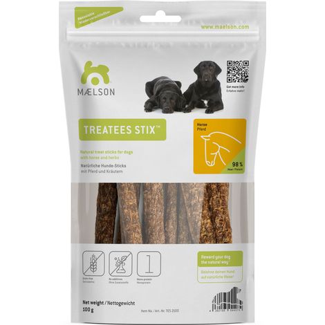 Maelson Treatees Stix Pferd Hundesnack, 100 g - die gesunde Belohnung