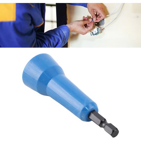 Enrouleur de fil, manchon, outil de câblage, torsadeuse de fil, connecteur de câblage rotatif, douille avec mandrin de 1/4", écrou de torsion et foret pour réduire la fatigue et améliorer l'efficacité (1/5)