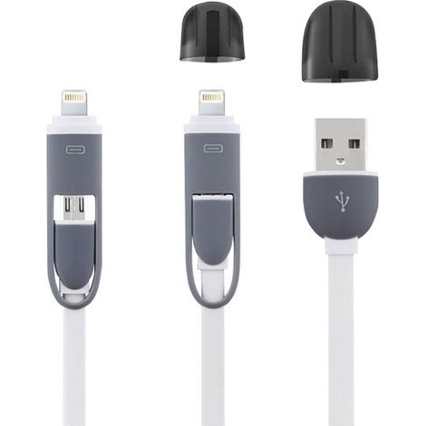 Stromkabel Smartphone Micro-USB Adapter. iPhone 1m - Electraline