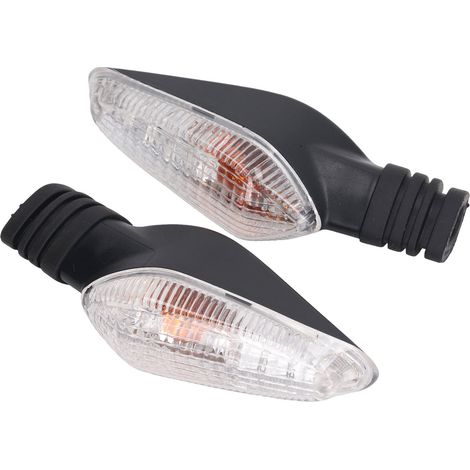 Feux de Clignotant Moto 12V Lumière Orange Rouge Haute Luminosité Remplacement pour DUCATI Monster Streetfighter Transparent (1/5)