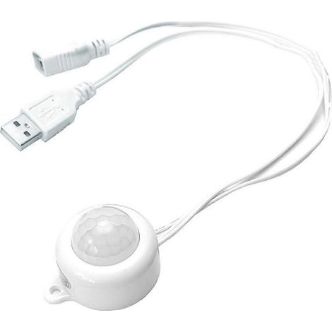 Mini LED Motion Sensor Switch, IR Activated LED Switch Controller-White- (1/5)