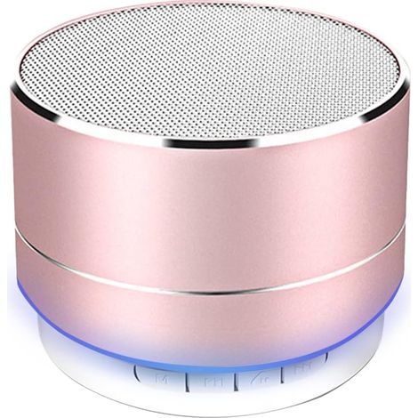 Enceinte Bluetooth portable, enceinte sans fil avec son HD compatible carte TF, mini enceinte portable pour une utilisation intérieure/extérieure, à la maison, pour un barbecue, à la plage et en voyag (1/4)