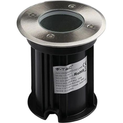 Spot LED Extérieur Encastrable IP65 pour Ampoule GU10 - Unité - SILUMEN (1/5)