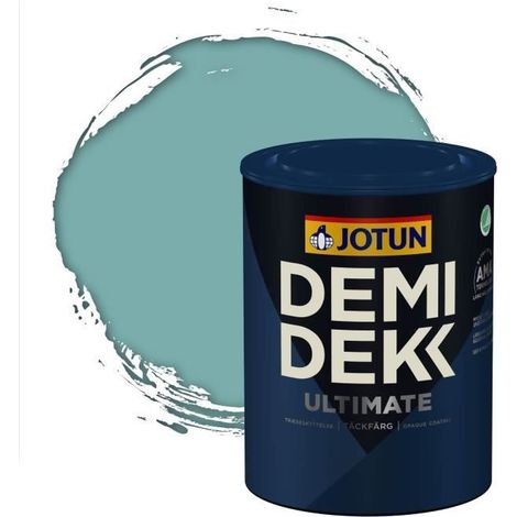 Peinture Bois - DEMI DEKK ULTIMATE - Satinée - RAL 6034 - Turquoise Pastel - 0,75L (1/2)