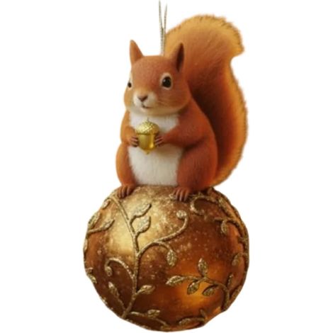 Pendentif Animal - Décoration Arbre De Noël - Série Hivernale 2D - En Acrylique - 8 cm - Lot De 1 (1/4)