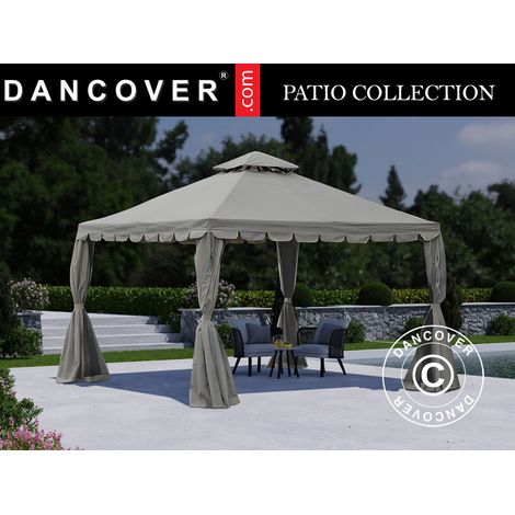 Gazebo Osiris 4x4 m, Grey - Dancover