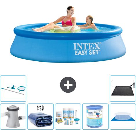 Intex Piscine Easy Set Ronde - 244x61 cm - 8-pièces S40799 (1/5)