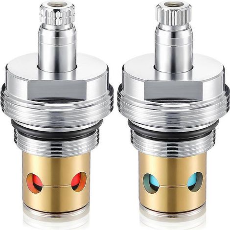 Tige de remplacement pour robinet d'eau froide Kohler 6N-7H/6N-7C, tige en laiton et chrome pour robinets de baignoire et de douche à 2 poignées (1/5)