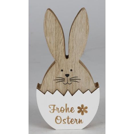 12x Hase Eierschale Figur Dekoration Haushalt Regal Tisch Ostern Fensterbrett (1/3)
