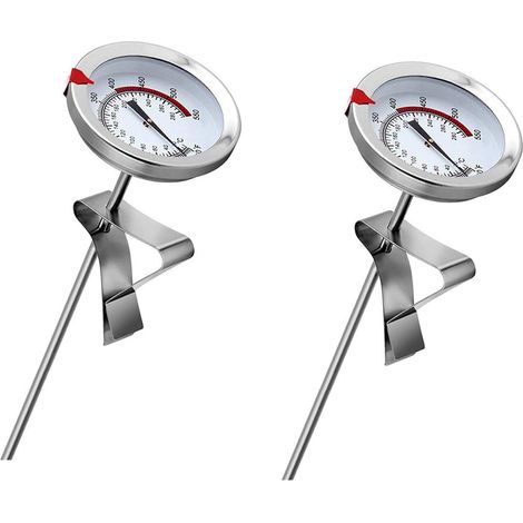 2X Thermomètre à Viande Mécanique de 12 Pouces à Lecture (1/5)