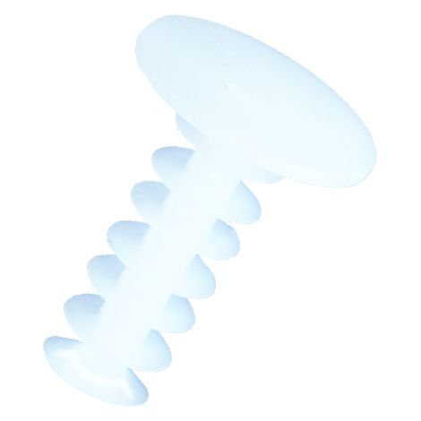 Cache cheville 14mm x 40mm Blanc 40mm