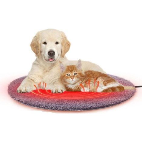 Heizmatte für Zwinger, Wärmedämmung innen für Hunde und Katzen mit USB, Elektrische Matte für Hunde und Katzen, Heizmatte (Grau) (1/3)