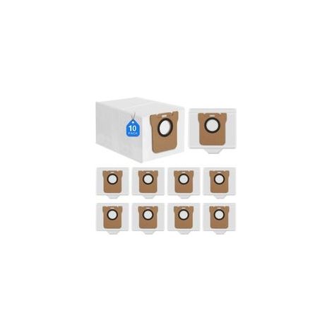 Lot de 10 sacs à poussière pour robots aspirateurs Dreame L10s Ultra/Xiaomi X10+/ Dreame L10 Ultra, ensemble d'accessoires de remplacement, capacité de 2,5 L (1/4)