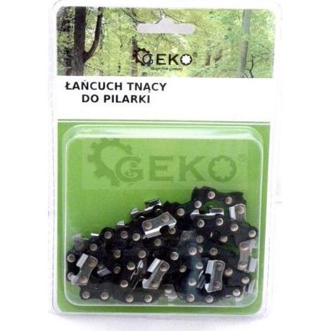 Catena per motosega GEKO G74080 da 0,325" (1,5 mm) con 64 maglie e lunghezza 38 cm.