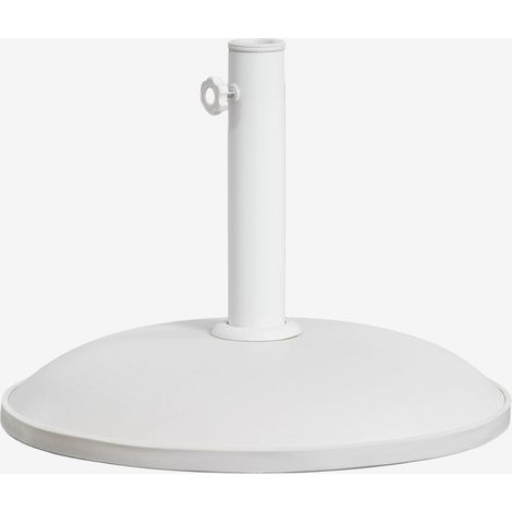 SKLUM Runder Sonnenschirmfuß Ø50 cm aus Beton und Stahl Zante Gardenia Weiß (1/5)